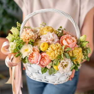 Kosz Kwiatowy Wiosenny