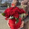 Flowerbox Kocham Cię Czerwony XL