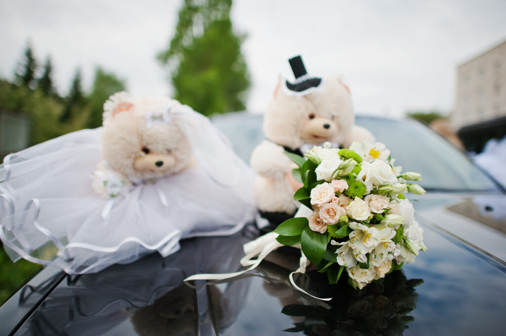 funny soft toys bears wedding